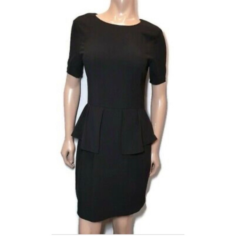 Little Black Peplum Dress